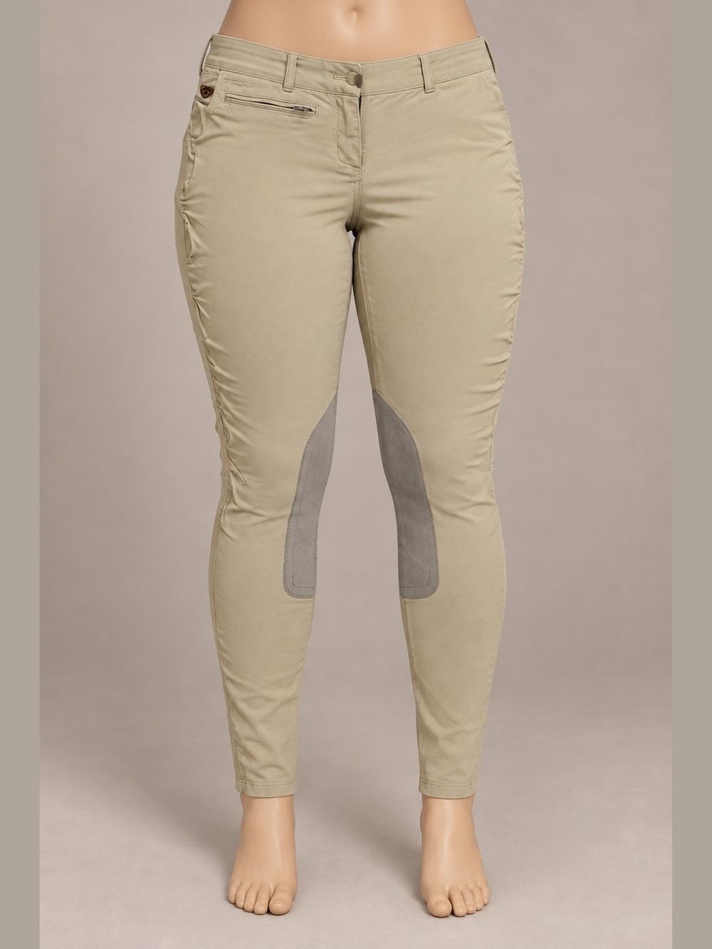 Ariat Sport Riding Breeches Women’s 32L Tan Knee Patch Equestrian